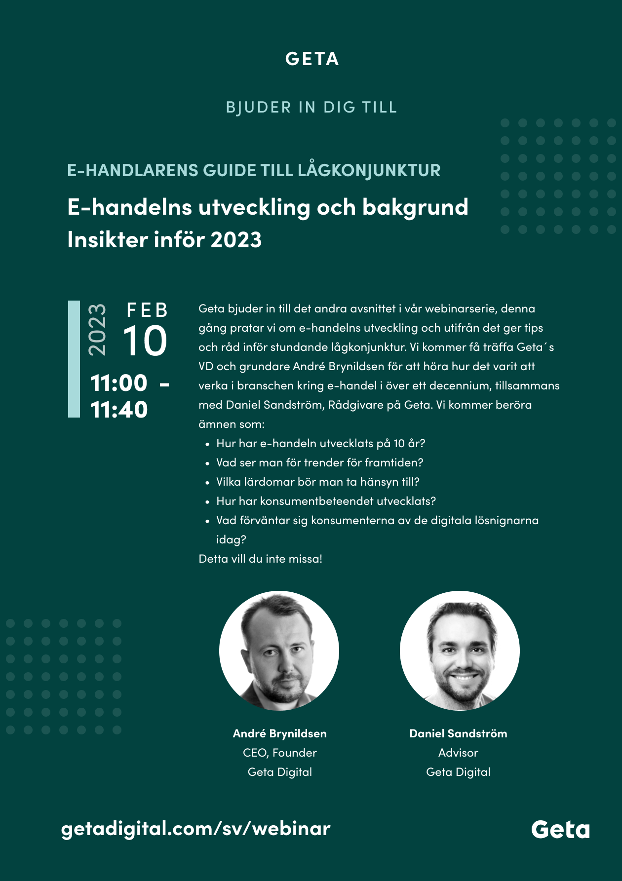Kommande webinar: E-handlarens guide till lågkonjunktur